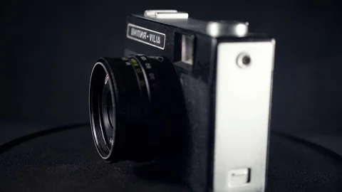 70's old camera slow motion 4K video Stock Footage 124849636