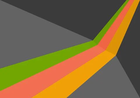 70s retro perspective lines background Illustrazione stock