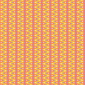 70's Retro Seamless Pattern. 60s small ornament Aesthetic Style. Flat vector Illustrazione stock