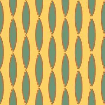 70s retro vintage geometric pattern Stock Illustration