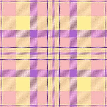 70s seamless background texture, site check plaid tartan. Classic vector fa.. Stock Illustration