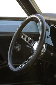 70s Steering Wheel Foto stock