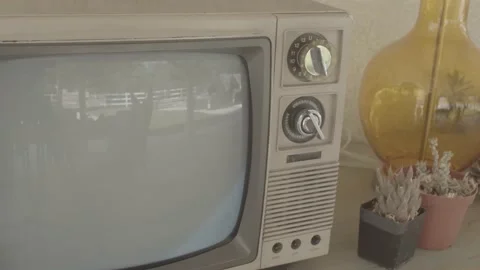 70s TV STATIC Stock Footage 159573454