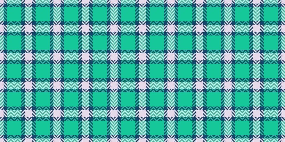 70s vector texture fabric, real plaid tartan textile. String seamless backg.. Stock Illustration