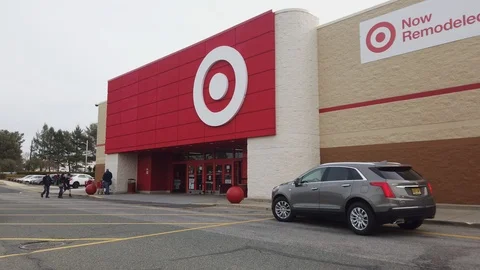711 477 Busy Target store Stock Footage 121759752