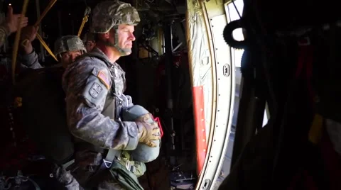 71st D-Day Airborne Over Normandy Stock Footage 56555443