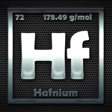 72.-Hafnium Stock Illustration