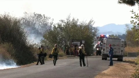 720p Controlled Burn 32 Stock-Footage 12385576