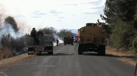 720p Controlled Burn 37 Video stock 12385727