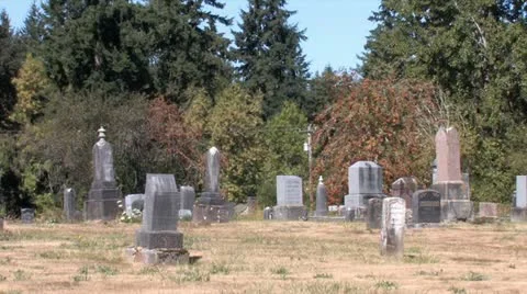 720p Old Cemetery Stock-Footage 12373838