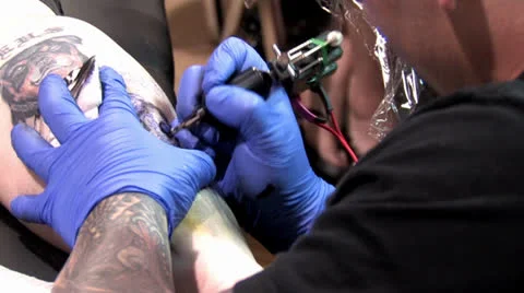 720p Tattoo 23 Stock Footage 23029444