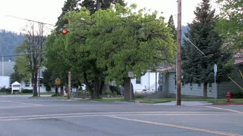 720p Traffic at Stop Light 3 Video stock 11400311