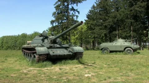720p WW2 Tank 2 스톡 동영상 12681394