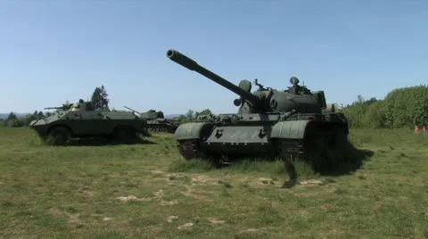 720p WW2 Tank 5 스톡 동영상 12681606