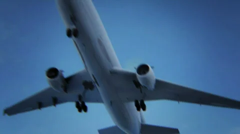 720planeSetSeq Stock Footage 823274