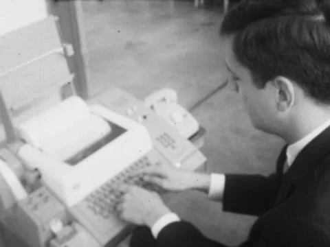 7/25/66 - Internet precursor 'Call-a-Computer' Stock Footage 233627797
