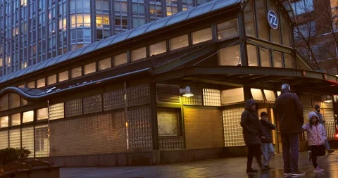 72nd St. Subway Station Stock Footage 88111364