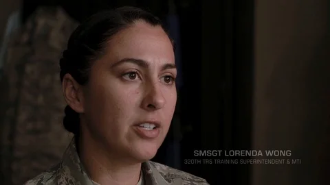 The 737th Training Group revamped U.S. Air Force basic military training video Video stock 115383580