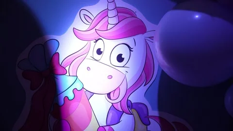 742449 Sweet Table Unicorn 库存影片 306762183