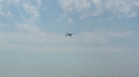 747 Banked turn Stockbeeldmateriaal 44234179