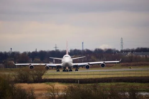 747 Head On Stockfoto's