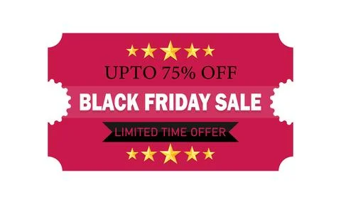 Up to 75% Off Limited Time Offer Illustrazione stock