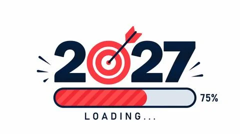 75 percent progress bar Stock Illustration