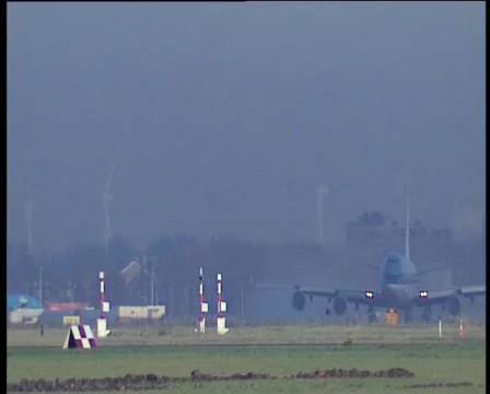 75 plane taking off Stock Footage 371245