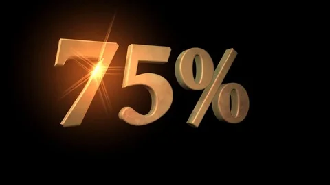 75% Sale Background Stock Footage 80171502