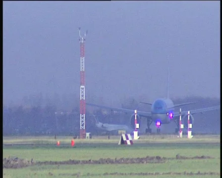 77 plane taking off Stock Footage 371320