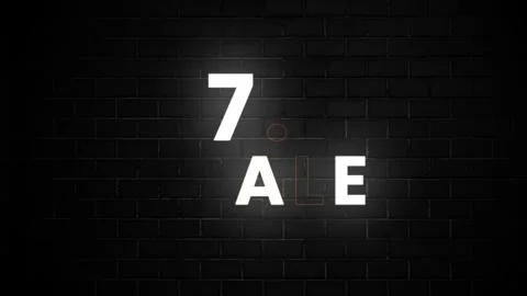 7.7 Shopping Day Concept Mega Sale, Flash Deals &amp;amp; Clearance Promo Video 스톡 동영상 290841216