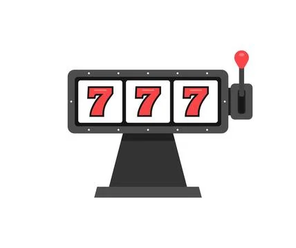 777 Slot Machine Stock Illustration