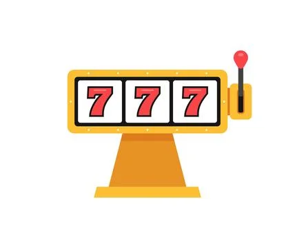777 Slot Machine Stock Illustration