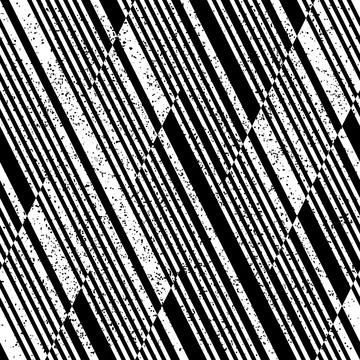 780 Seamless pattern with oblique black segments Stockillustratie