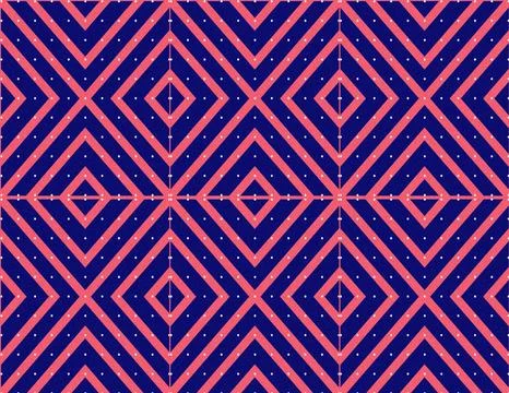798 / 5.000 Geometric Precision: Stripes and Squares Patterns Stock Illustration