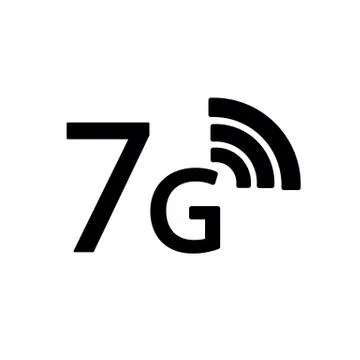 7g internet icon. icon for mobile phone or smart device. Stock Illustration