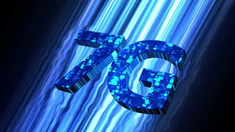 7G Technology Visualization. 3d Animation. No Text. 4K, 422 ProRes HQ. Stock Footage 233999976