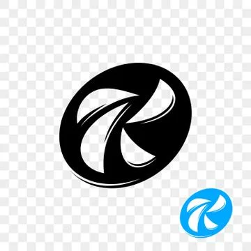 7K vector logo icon in circle Ilustração Stock