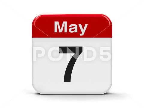 7th May Ilustraciones de archivo