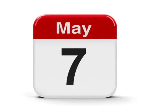 7th May Stock Illustration
