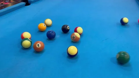 8 ball first shot Stock Footage 172132415