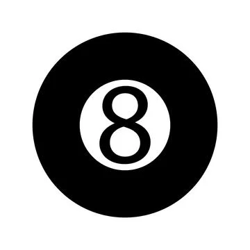 8 ball icon Stock Illustration