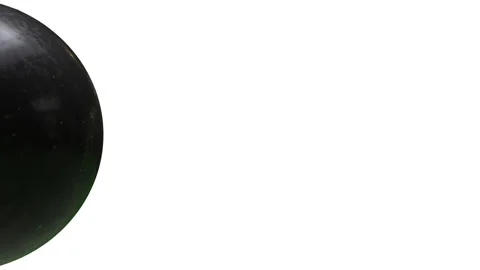 8 Ball Roll with Alpha Matte Stock Footage 137935710