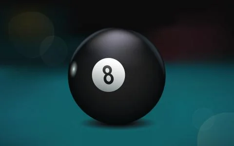 8 Ball vector graphic Stock Illustration