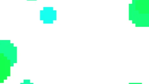 8 bit arcade game puzzle. Abstract graphic network animation. Stock Footage 157030238