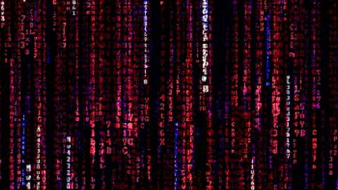 8 bit Matrix background. 3d animation | Stock Video | Pond5