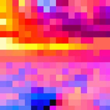 8-bit pixel abstract vector backdrop background concept Stock Illustration