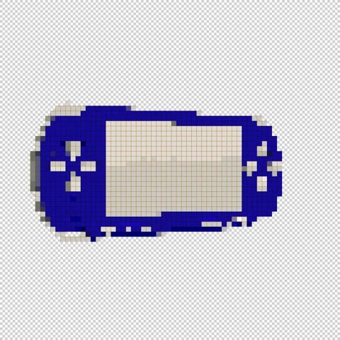 8 bit Pixel Portable game system Stock Footage 228680010