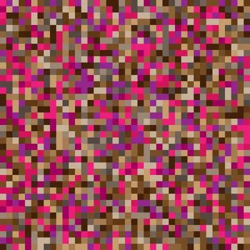 8 bit pixel texture. Abstract geometric square shape blocks background. Old g Stock Illustration