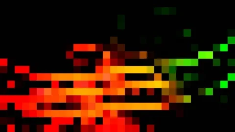 8 bit purple neon pixel background Stock Footage 163978543